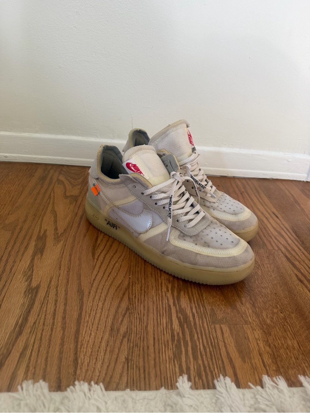 Off-White x Nike Air Force 1 Low white trainers
